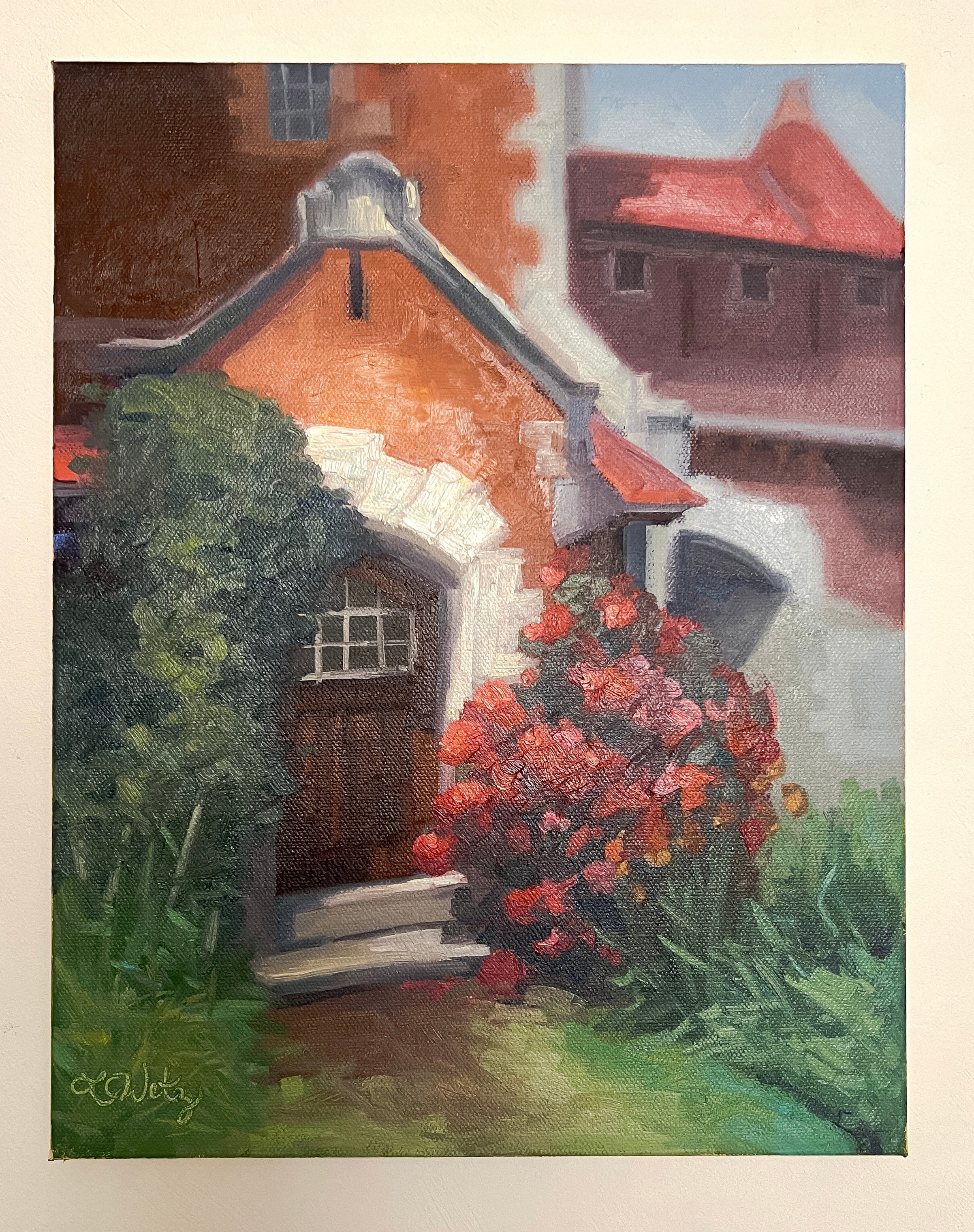 Carriage House at Casa Loma-Original Painting, Unframed