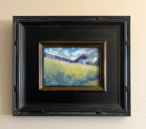 Summer at the Audubon - Framed in Dark Wood Frame