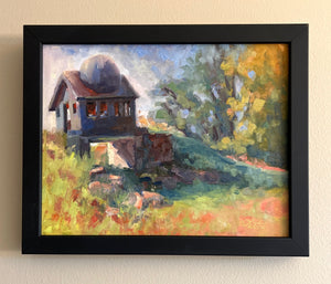 Watch House - Framed in Black Frame