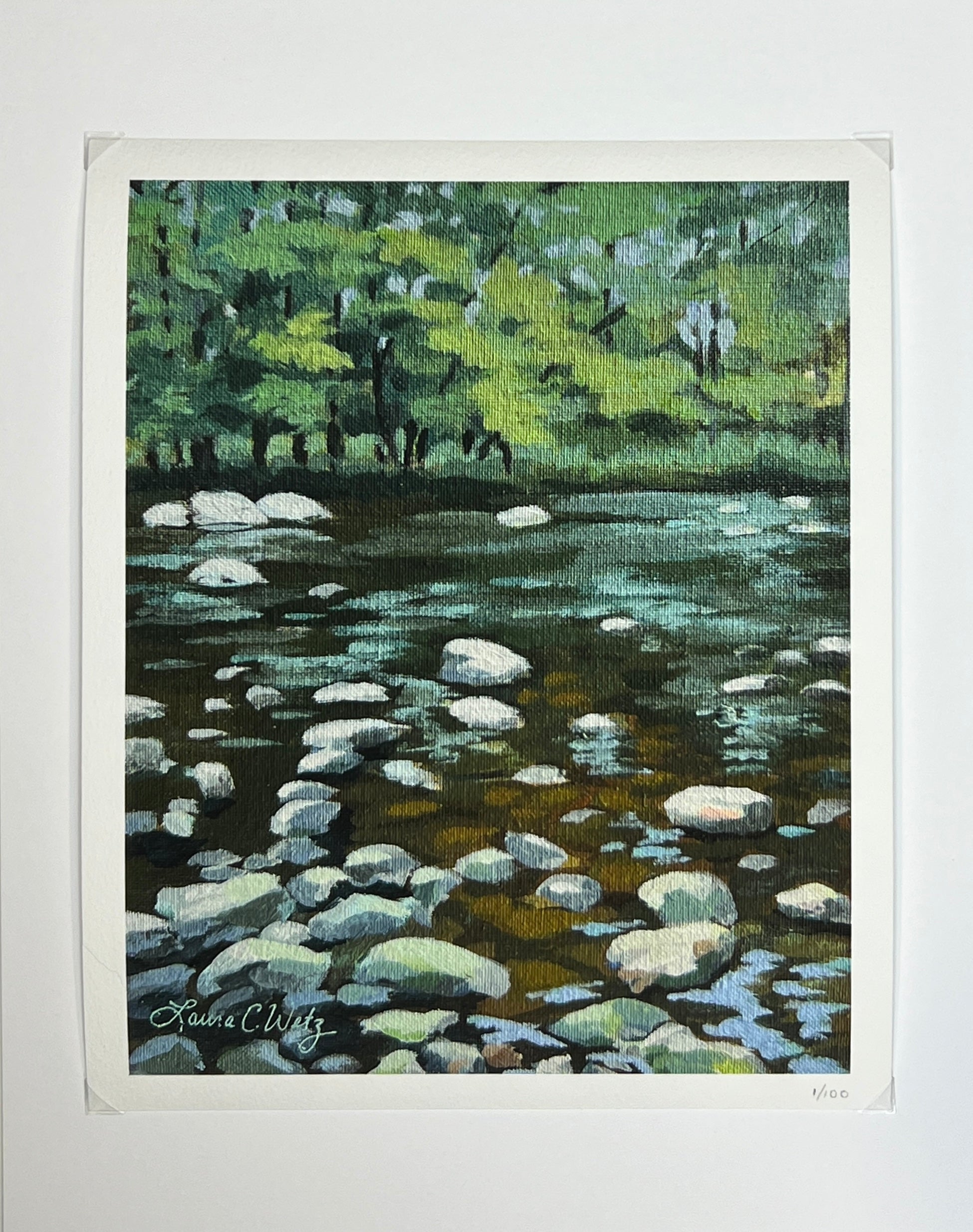 Darby Creek - Giclee Print- 8x10 inches