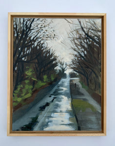 Mile Four - Original Painting - Framed