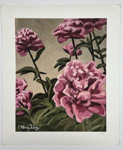 Raspberry Blooms - Giclee Print - 8x10 inches