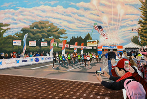 Nationwide Children's Hospital Columbus Marathon - Limited edition Giclee Print Unframed