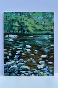 Darby Creek - Original Painting- Framed